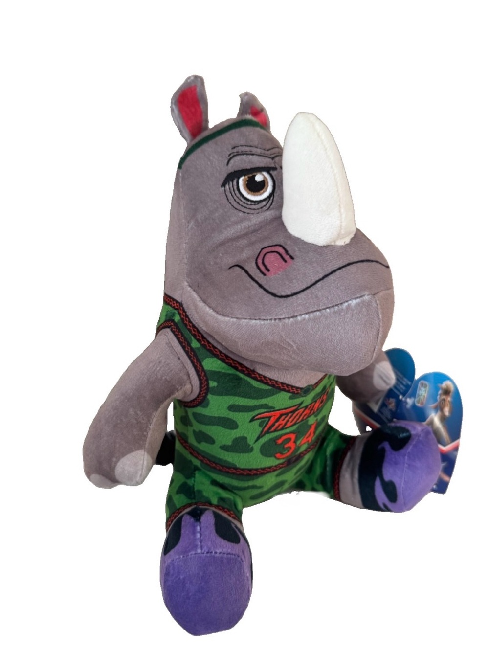 GOAT the Movie - Archie Everhardt Rhino Plush Stuffed Animals Toy 9-inch NEW!